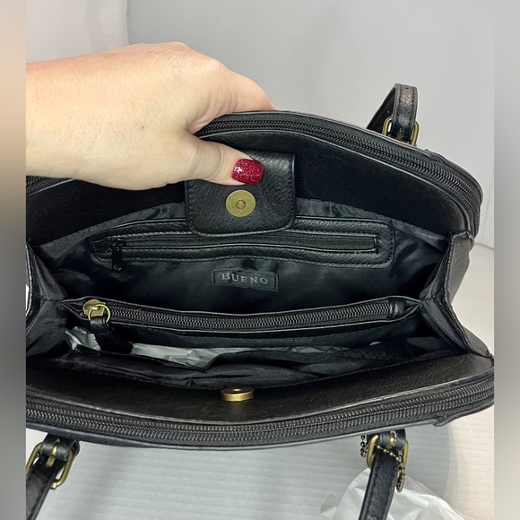 Bueno Leather Handbag EUC - Picture 4 of 7
